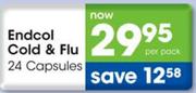 Endcol Cold & Flu-24 Capsules Per Pack