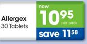 Allergex-30 Tablets Per Pack
