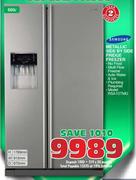 Samsung Metallic Side by Side Fridge Freezer-660Ltr (RSA1DTMG)