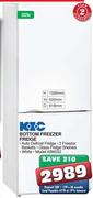 KIC Bottom Freezer Fridge-309Ltr (KB6032)