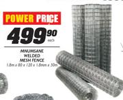 Mnumsane Welded Mesh Fence-1.8mx80x120x1.8mmx30m