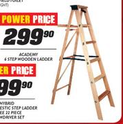 Academy 6 Step Wooden Ladder