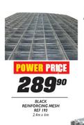 Black Reinforcing Mesh Ref 193-2.4mx6m