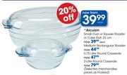 Arcuisin Round Casserole-2l Each