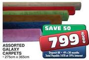 Assorted Galaxy Carpets-275cmx365cm
