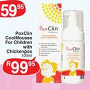 Poxclin Cool Mousse For Children With Chickenpox-100ml