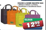 House & Home Inkopie Sak-400mmx440mmx210mm Elk