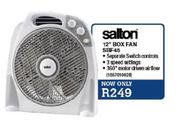 Salton Box Fan-12"