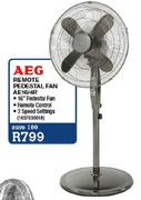 Aeg Remote Pedestal Fan-AE16/4R