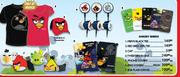 Angry Birds Mens Black Tee