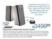 Bose Companion 20 Multimedia Speaker System