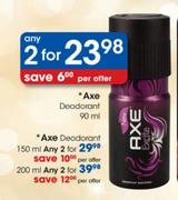 Axe Deodorant-2x150ml