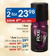 Axe Deodorant-2x200ml