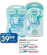 Gillette Venus Proskin Sensitive 1-Up Razor-Per Pack