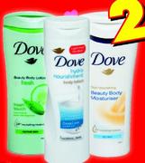 Dove Nourish Hand & Body Lotion Assorted -250ml Each