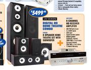Dixon 6 Speakers Home Theatre Set With Subwoofer + 6 Channel HD Receiver Amplifier
