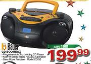 BAUER CD Boombox(Model CD-55)