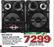 SONY "Shake" HIFI System (Model LBT-SH2000 Shake)