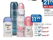 Dove for Men or Women Roll-on-50ml Each