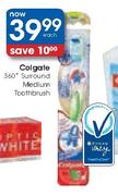 Colgate 360 Deg. Surround Medium Toothbrush Each