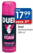 Dual Shaving Foam-200Ml Each