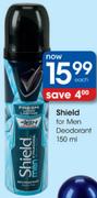 Shield For Men Deodorant-150Ml Each