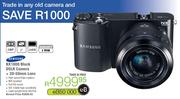  Samsung NX1000 Black DSLR Camera + 20-50mm Lens