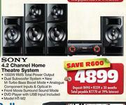 Sony 4.2 Channel Home Theatre System (HT-M2)