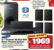 Samsung 5.1 Channel 3D Blu-Ray Home Theatre System (HT-E3500)