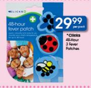 Clicks 3 48-Hour Fever Patches-Per Pack