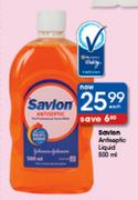 Savlon Antiseptic Liquid-500ml Each