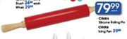 Clicks Silicone Rolling Pin Clicks Icing Pan-Each