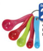 Clicks Multi-Coloured Measuring Spoon Set-Per Set