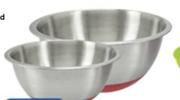 Clicks Stainless Steel Mixing Bowls-24cm Each