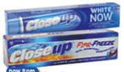 Close Up White Now Toothpaste-75ml Each