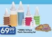 Clicks Plastic Decorating Set-16Pcs.