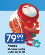 Clicks Cookie Cutter Set In Jar-24Pcs.
