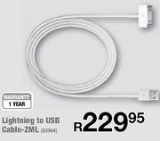Lightning To USB Cable-ZML