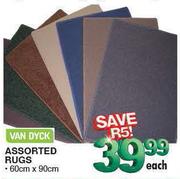Van Dyck Assorted Rugs-60cm x 90cm Each