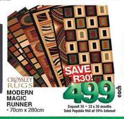 Crossley Rugs Modern Magic Runner-70cm x 280cm Each