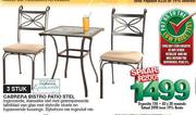 House & Home International Exclusively Cabrera Bistro Patio Stel-3 Stuk