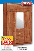 Lindie 3 Door Robe-120cm