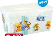 Huggies Pure Baby Wipes Plus Tub -64s