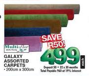 Galaxy Carpets Assorted-200cmx300cm Each