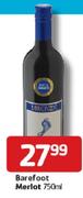Barefoot Merlot-750ml