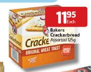 Bakers Crackerbread Assorted-125g Each