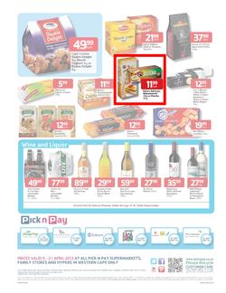 Pick n Pay Western Cape: Low Prices All Taken Care Of (9 Apr - 21 Apr 2013), page 8