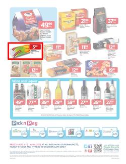 Pick n Pay Western Cape: Low Prices All Taken Care Of (9 Apr - 21 Apr 2013), page 8