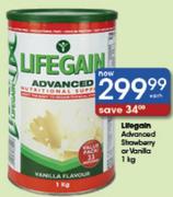 Lifegain Advanced Strawberry Or Vanila-1kg