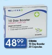 Clicks 10 day Boaster-30 Capsules Per Pack
